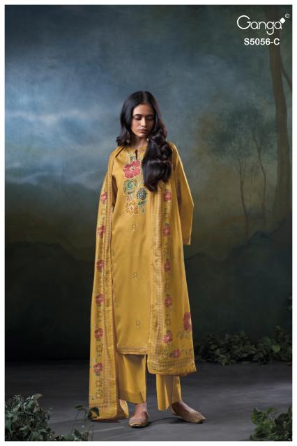 Ganga ezria 5056 wholesale dress material in odisha